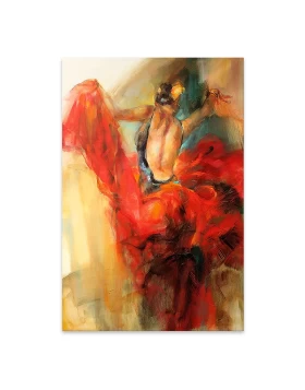 Πίνακας σε καμβά Dancer Megapap ψηφιακής εκτύπωσης 60x90x3εκ.