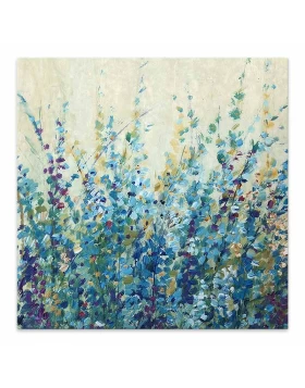 Πίνακας σε καμβά Wildflowers Megapap ψηφιακής εκτύπωσης 60x60x3εκ.