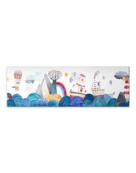 Πίνακας σε καμβά Dreams Megapap ψηφιακής εκτύπωσης 40x120x3εκ.