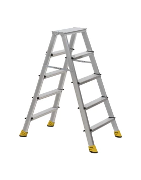 Double Step Perilla aluminium ladder 5+5 steps 103cm.