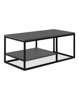 Kane Megapap metal - melamine coffe table in anthracite color 106x50x42cm.