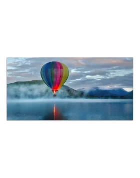 Πίνακας σε καμβά Air Balloon Megapap ψηφιακής εκτύπωσης 120x60x3εκ.
