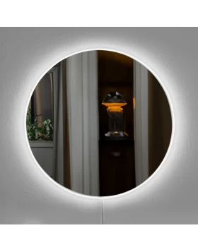 Καθρέπτης τοίχου Veno Μegapap με Led Ø60εκ.