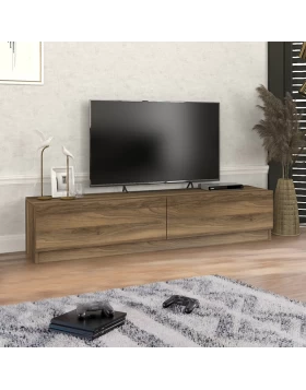 Έπιπλο τηλεόρασης Ahenk Megapap χρώμα καρυδί 160x31,3x32,9εκ.
