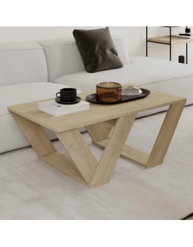 Τραπεζάκι σαλονιού Pipra Megapap χρώμα sapphire oak 110x60x40εκ.