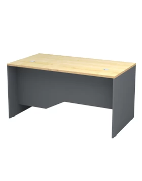 Venturo Megapap melamine working desk in anthracite - oak color 150x80x75cm.