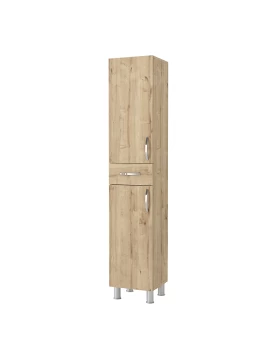 Selina Megapap melamine kitchen/bathroom cabinet in sapphire oak color 35x31x179cm.