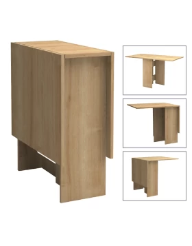 Pepe Megapap melamine table extendable color oak 28(56+56)x77x75cm.