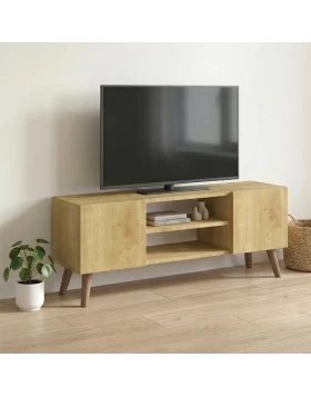 Etna Megapap melamine tv furniture in sapphire oak color 120x30x45cm.
