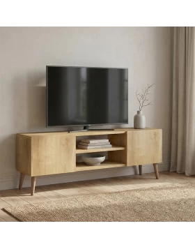 Etna Megapap melamine tv furniture in sapphire oak color 150x30x45cm.