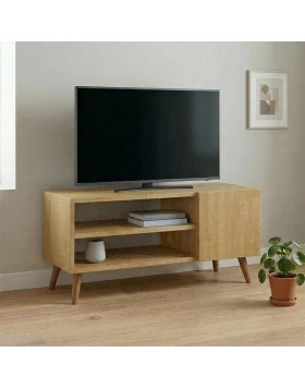 Parma Megapap melamine tv furniture in sapphire oak color 90x30x40cm.