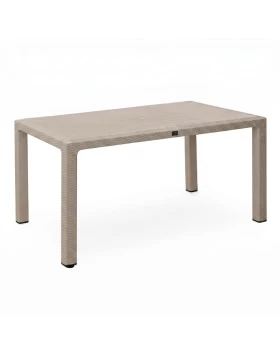 Kalan Megapap polypropylene table in cappuccino color 150x90x75cm.
