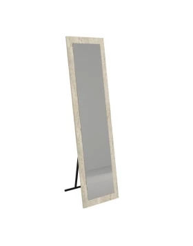 Lalu Megapap melamine floor and wall mirror in travertine color 40x150cm.