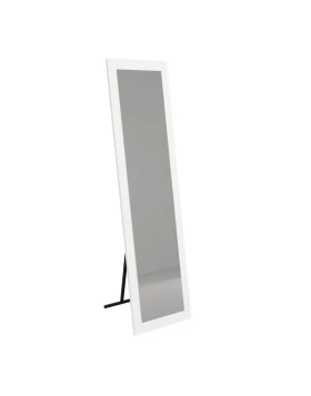 Lalu Megapap melamine floor and wall mirror in white color 40x150cm.