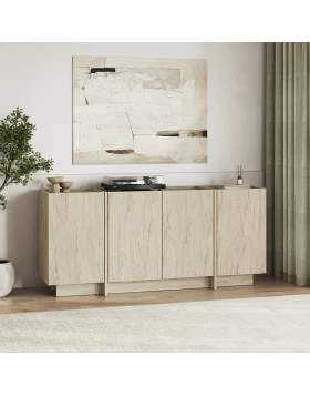 Dorma Megapap melamine console in travertine color 180x45x80.2cm.