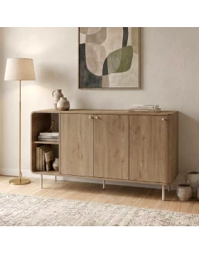 Μπουφές Colia Megapap χρώμα sepet oak 150x44x80εκ.