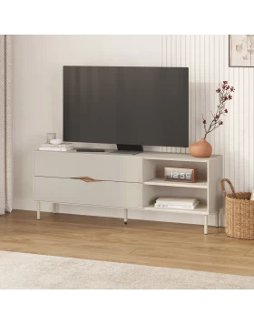 Έπιπλο τηλεόρασης Marquise Megapap χρώμα sandstone 150x35x56εκ.
