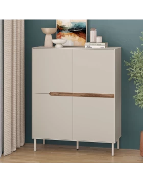 Μπουφές Arch Megapap χρώμα sandstone 98x40x120,5εκ.