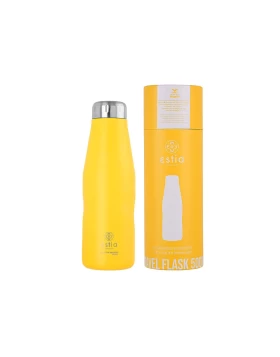 Θερμός Estia Travel Flask Save The Aegean 500ml Pineapple Yellow
