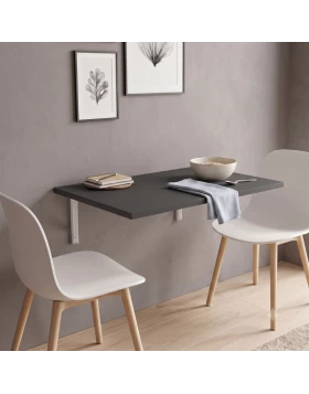 Ravan Megapap Kitchen table - Desk wall-mounted folding color anthracite 72x45cm.