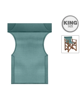 Professional perforated PVC Textile for chair Queen Megapap dark green color
