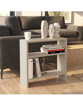 Silvanus Megapap melamine side table in sandstone color 51x17,5x49cm.