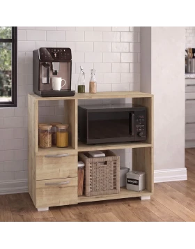 Ece Megapap melamine kitchen cabinet in sapphire oak color 80x40x83cm.